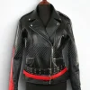 Shadow The Hedgehog Black Leather Costume Jacket