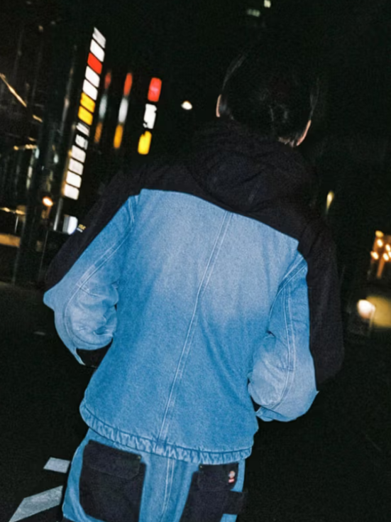 Supreme Dickies Cordura Hooded Work Jacket Back Look