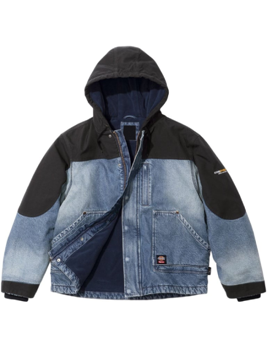 Supreme Dickies Cordura Hooded Work Jacket Front Look