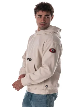 The Wild Collective San Francisco 49ers Corduroy Hoodie Front Look