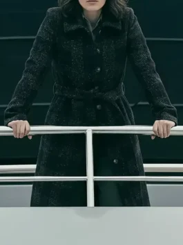 The Woman in Cabin 10 Keira Knightley Plaid Coat