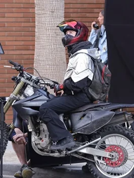 Crime 101 Barry Keoghan grey black jacket perfect for fans wanting his movie-inspired outfit look.