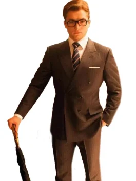 Kingsman Double Breasted Suit tailored fashion look