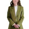 Kate Middleton wearing British Fashion Council 2025 green suit
