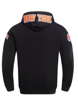 Knicks chenille zip up hoodie for men