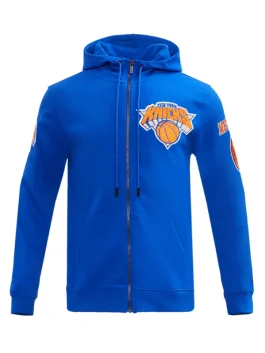Knicks thermals hoodie for cold weather fans