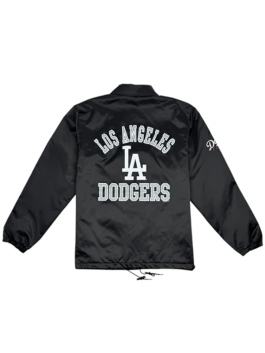 Los Angeles Dodgers Starter Coaches Black Jacket