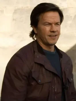 Mark Wahlberg The Family Plan 2 Brown Cotton Jacket Mark Wahlberg seen wearing a brown cotton jacket in 'The Family Plan 2,' offering a sleek and casual style perfect for cooler weather