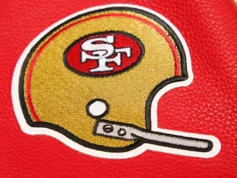 San Francisco 49ers Leather Varsity