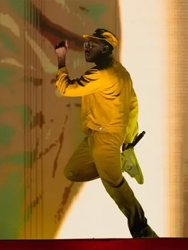 Order the Tyler The Creator Sugar On My Tongue yellow performance costume, shop this concert-inspired look for men and women online.