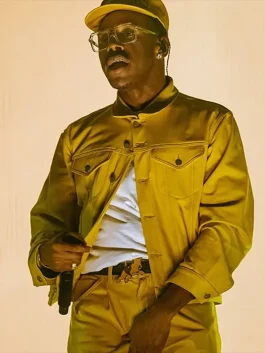 Get the Tyler The Creator yellow Sugar On My Tongue jacket outfit, premium costume for concerts, cosplay, or fashion shows.