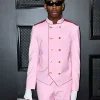 Tyler the Creator igor costume in pink bellhop suit ideal for halloween tyler the creator costume fans.