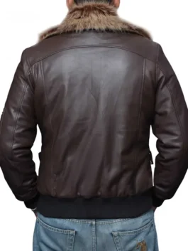 Vulture Leather Jacket from Spiderman Homecoming – cool, detailed, and made for true fans.