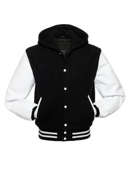 black-and-white-hooded-varsity-jacket