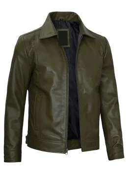 dark-green-leather-jacket