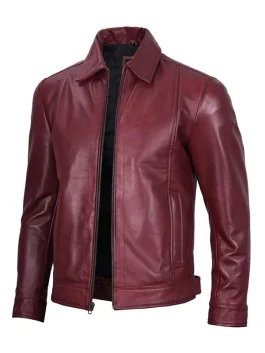 maroon-leather-jacket