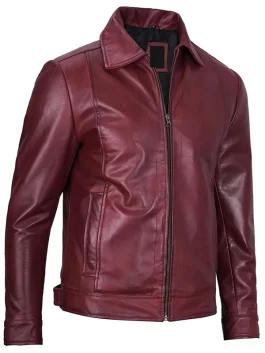 maroon-leather-jacket