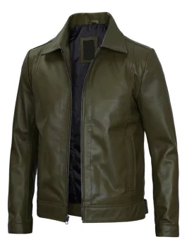 dark-green-leather-jacket