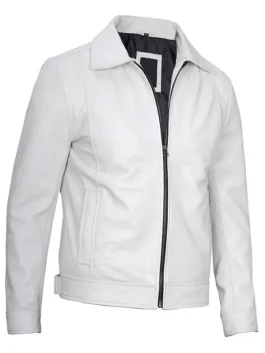 white-leather-jacket