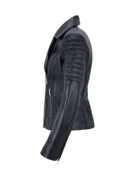 womens-navy-leather-biker-jacket
