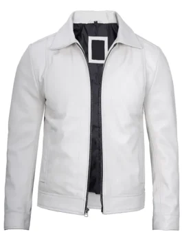 white-leather-jacket