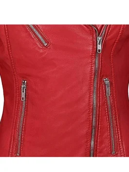 womens-red-leather-biker-jacket