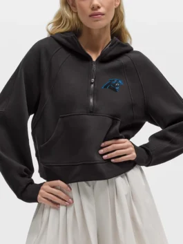Carolina Panthers lululemon x NFL women's half zip scuba hoodie