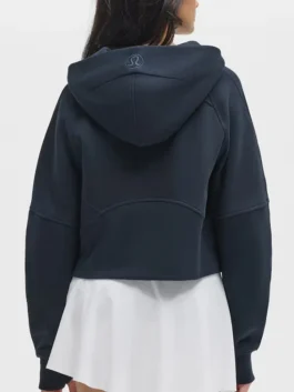 Navy Tennessee Titans lululemon NFL cozy scuba half zip hoodie, an oversized women's football hoodie.