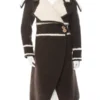 Close-up of Cameron Diaz as Amanda Woods wearing the brown and white shearling-look winter coat from The Holiday.