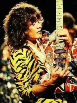 the front of the jacket on a white background with a banner