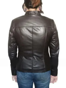 A stylish Han Solo Jacket Women edition with a sleek and modern feminine cut.