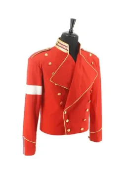 Michael Jackson History Tour 1996 Cotton Red Jacket