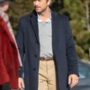 The Housemaid 2025 Brandon Sklenar Blue Coat