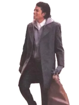 Michael Jackson Street King Gray Wool Coat
