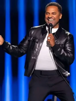 Mike Epps Black Leather JKT FR