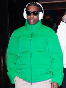 ASAP Rocky Green Puffer JKT ST