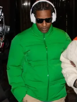ASAP Rocky Green Puffer JKT AJ