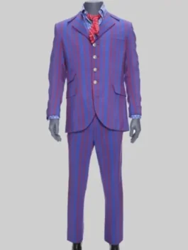 Austin Power Pinstripe Suit front display by America Jackets.