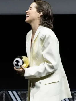 Claire Foy Off White Blazer ST