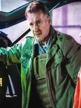 Liam Neeson Green Cotton Jacket