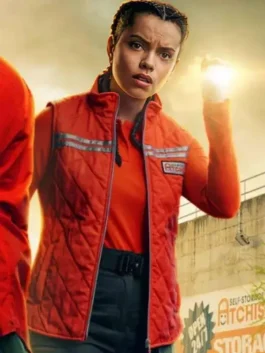 Georgina Campbell Orange Vest AJ
