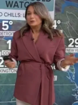 Ginger Zee Wrap Blazer AJ