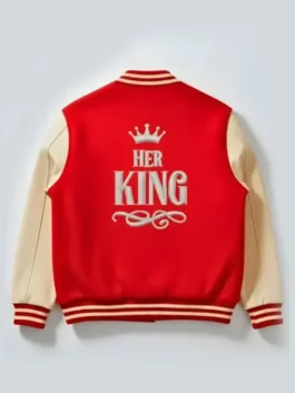 Her King His Queen Varsity Jacket ST