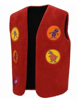Luche J Red Vest primary product view by America Jackets.