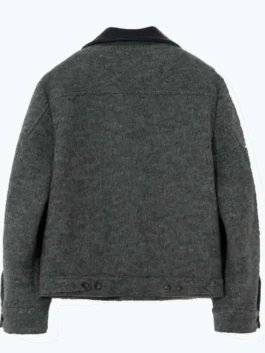 Kim Seon-ho Grey Jacket side profile by America Jackets.