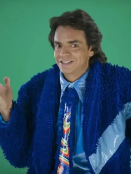 Luche Blue Jacket detailed fit display by America Jackets.