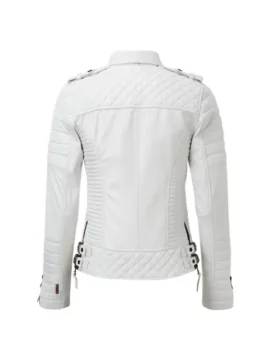 Magnuson White Leather Jacket ST