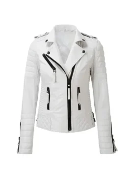 Magnuson White Leather Jacket AJ