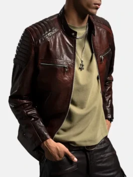 Reddish Brown Café Racer Style