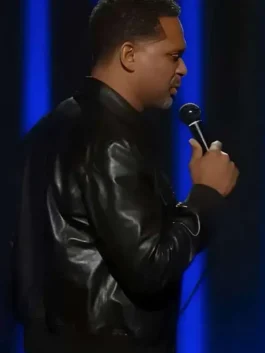 Mike Epps Black Leather JKT ST